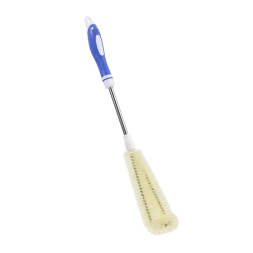 OUNONA Stainless Steel Handle Cup Brush Practical Mug Brush Pp Nylon Cleaning Brush Cleaning Bottle Brush Blue