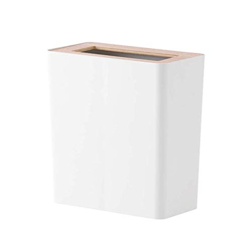 Z&y GLAa Weißer Einfacher Müll Kann Freigelegt, Geeignet Für Wohnzimmerküche, Wohnzimmer Bequem Zu Benutzen Cover