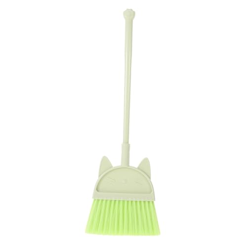 VALICLUD Escoba Infantil Mini Escoba para Familiar Pequeño Escobas Suministro De Limpieza para El Hogar Escoba Corta Escoba De Limpieza De Habitaciones El Plastico Light Green