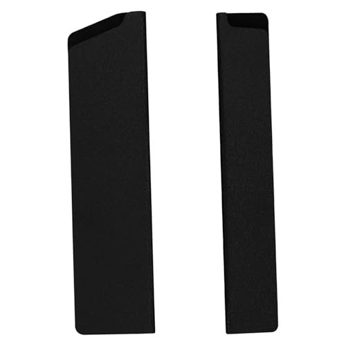 ELAYARD Funda Protectora Antideslizante para Cuchillos de 8 Pulgadas, Estuche de Cuchilla Rectangular de Plástico Negro Forro de Terciopelo, 2 Piezas para Cocina y Uso Doméstico