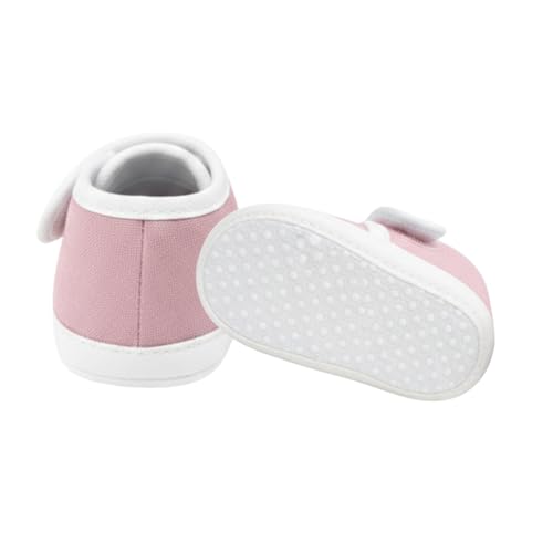 Image of PureSole Cotton Baby Shoes for 6-12 Months | Lightweight & Breathable Booties with Flexible Anti-Skid Sole | Casual Shoes for Baby Boys & Baby Girls