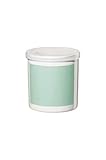 ASA Memo Mint Vorratsdose mit Kreidebeschriftung Porzellan Grün/Weiß, Größe: 13,5cm x 14cm, 50809147, Weiß-grün
