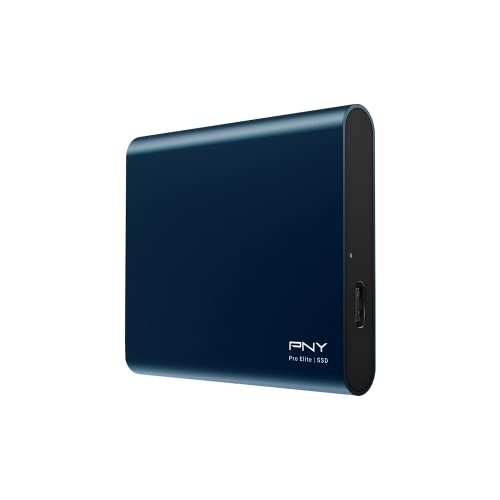 PNY Pro Elite CS2060 Color Edition 250GB USB 3.2 Gen 2 Portable SSD Type-C Dark Blue - Additional View