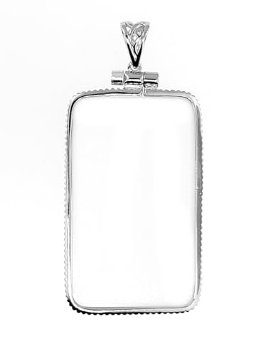 Sterling Silver bezel frame for 1 oz credit suisse Pamp Lady Fortuna Gold bar / 1 oz Credit Suisse /1 oz Pamp Rosa2