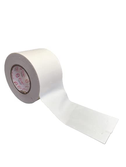 Image of EURO PVC Self Adhesive Monsoon Tape For Air Conditioner AC Insulation Tape Water Prof Heavy Duty 20 Meters Length, 48MM Width - White Colour - (Pack of - 02)