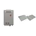 Rheem 7 GPM Outdoor Tankless Propane Water Heater Bundle with Grey Water Heaters