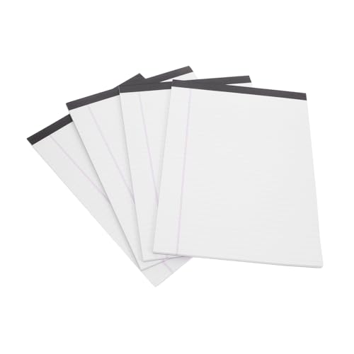 Bloc-notes A4 grands carreaux détachable Housoutil avec support rigide