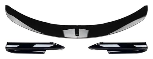 Spoiler avant BMW E90 E91 Tech noir brillant : rajout de pare-chocs esthétique premium