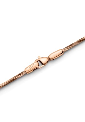 Image of Daniel Wellington Tide Mesh Bracelet - Premium 316L Stainless Steel Cable Bracelet for Women and Men, Stackable, Lobster Clasp
