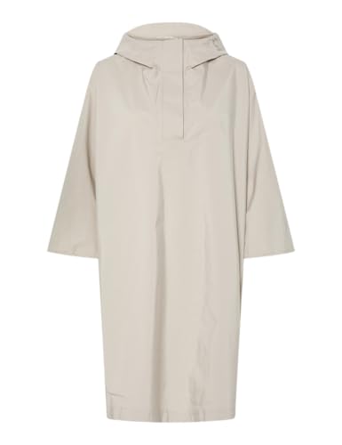 Poncho de lluvia PIECES Pctui para mujer en color negro impermeable