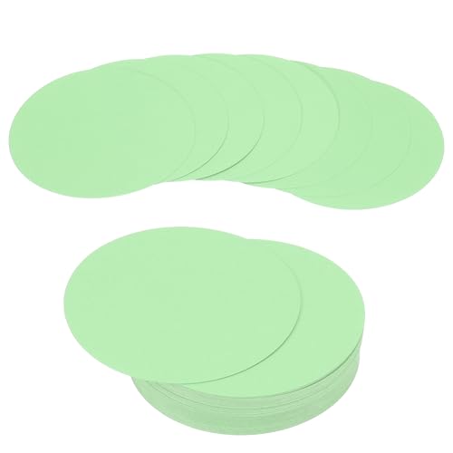Ornementation de tableau d'affichage avec le carton circulaire PATIKIL vert clair