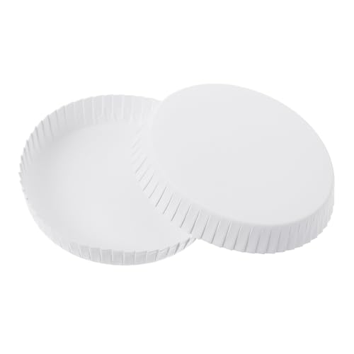 MOLUCKFU Drinking Cup Lids 100 Pack Paper Cup Covers Hotel Ktv Single-use Easy to Store Practical for Daily Use
