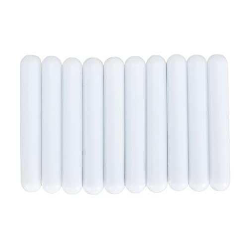 Professional Magnetic Stir Bar PTFE Coated High Efficiency Laboratory Stirring Rod 60x9mm for Scientific Research Industrial Agricultural Labs 10pcs