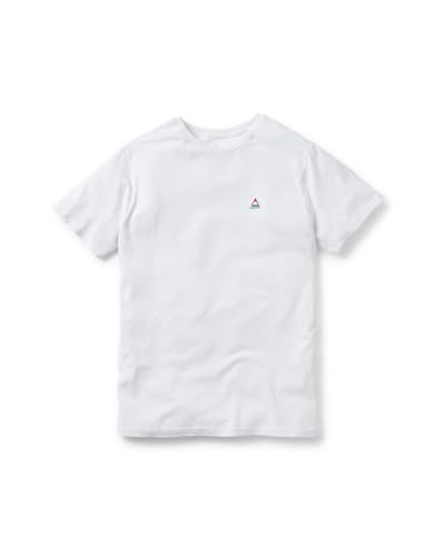 Passenger Men's Classic Logo Recycled Cotton T-Shirt (UK, Alpha, XL, Regular, Regular, White)