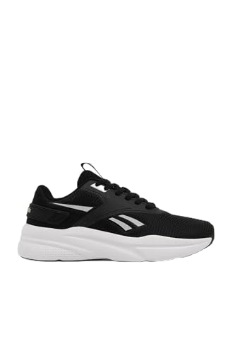 Reebok Scarpe da Ginnastica da Uomo, RELORA, Nero/Bianco/Nero, 44,5 EU