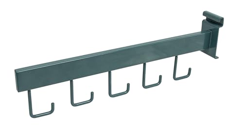 Quantum SG-HA5P Store Grid Hook Arm | Wall Mounted Gridwall Panel Storage Organizer Accessory for Warehouse Healthcare Restaurant | 10