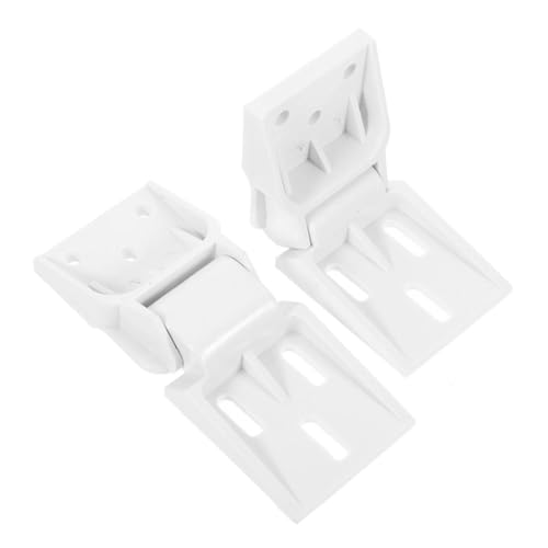 Housoutil 2 piezas Bisagras para Puerta de Congelador con Diseño de Recambio para Frigorífico Comercial y Vitrinas Instalación sin Tornillos Resistentes y Fáciles de Colocar