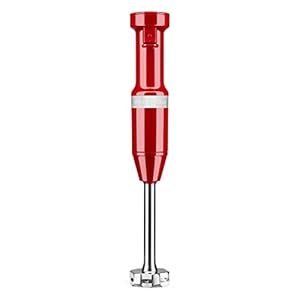 KitchenAid Variable Speed Corded Hand Blender KHBV53, Empire Red