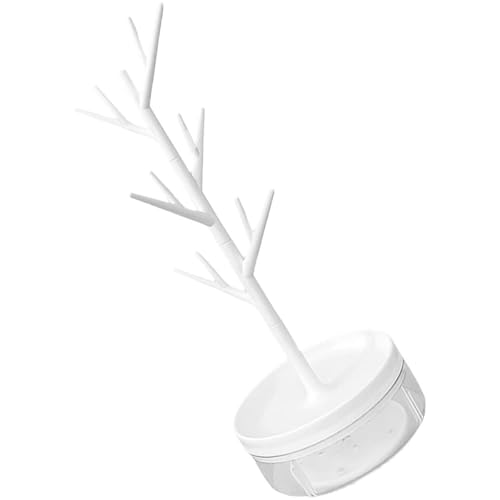 VOSAREA Portagioie a Forma di Ramo e Albero, Espositore Portagioielli Creativo in Pp Bianco, Organizzatore per Collane, Braccialetti e Orecchini da Tavolo per Donne e Ragazze
