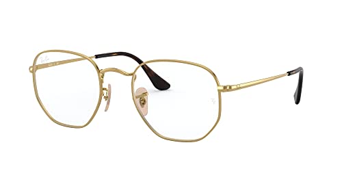 Image of Ray-Ban Unisex Rx6448f Low Bridge Fit Hexagonal Prescription Eyeglass Frames