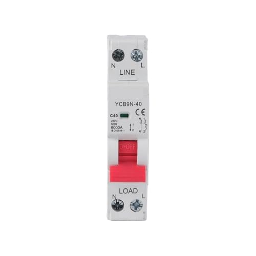 Disjoncteur miniature YCB9N-40 anti-court-circuit 25A pour la sécurité de votre foyer