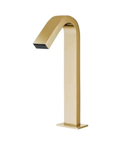 Robinet cascade intelligent doré grand format pour confort de vasque - 2