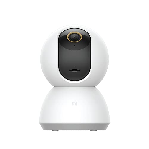 Xiaomi - Mi 360° Home Security Camera 2K, Resolución 2K -Detección Humana con IA -Lente 6P -Abertura F1.4, Color Blanco