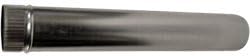 Single Wall 12" x 5' Galvanized Pipe