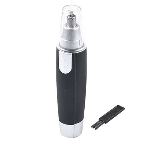 Recortador de pelo eléctrico para nariz - Recortador de pelo para orejas con pilas | Kit de Aseo, Acabado Terciopelo en Spray, Para Hombres, Mujeres, Depilación Facial y de Orejas