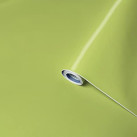Venilia 53121 Self-Adhesive Film/Furniture Film/PVC/Phthalate-Free / 67.5 cm x 3 m / 160 µm/Thickness 0.16 mm/Plain Matt Lime Green Cover