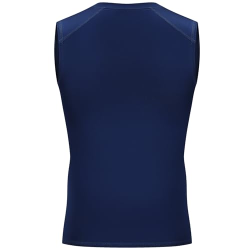 Youth Boys Sleeveless Compression Shirt Basketball Football Undershirt Quick Dry Kids Athletic Tank Tops for Workout2