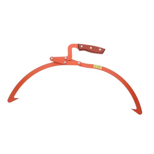 DIYEAH Heavy Duty 2 Claw Timber Dragging Claw Log Lifting Hook Non-Slip Log Grabber Tool for Carrying and Skidding