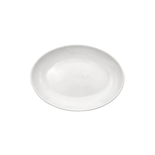 セラディッシュ Mサイズ 丸皿 撥水加工 シンプル皿 ホワイト 電子レンジ対応 食洗器対応 内山製陶所