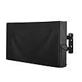 OutdoorLines Waterproof & Weatherproof Outdoor TV Cover - for 40-43 Inch Flat Screen TV, Dustproof & UV Resistant, Black, Size 39.5" L x 25" W x 5.5" H