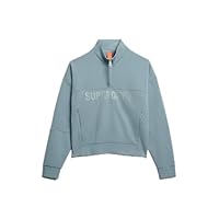 Superdry Active Tech Logo Relaxed Half Zip Sweatshirt L