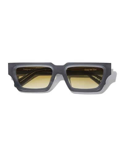 Image of Roneyee Rectangle Sunglasses Men Women Trendy Retro Sunglass UV Protection Fashion Acetate Stylish Square