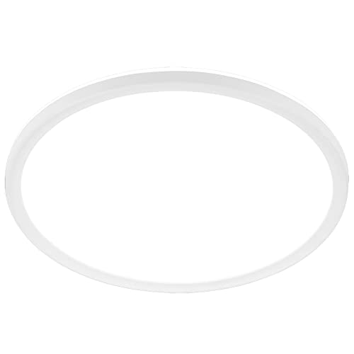 Briloner Leuchten LED Panel, Deckenleuchte, Deckenlampe, inkl. Hintergrundbeleuchtungseffekt, 22 Watt, 3.000 Lumen, 4.000 Kelvin, Weiß, Rund, Ø 42cm, W