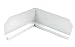Gutter Valley Splash Guard - Bent (Low Gloss White (3 CT))