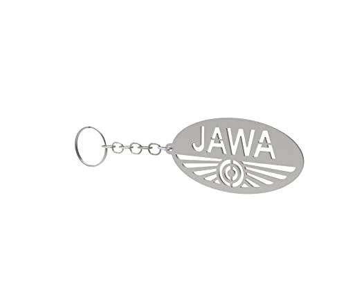 Image of Auto Infinity Key Chain Compatible With Jawa (Silver, Pack of 1)