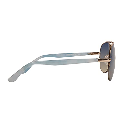 Piranha Phoebe Sky Blue Aviator Sunglasses for Women with Gradient Lens2