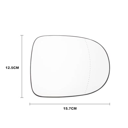 Verre rétroviseur extérieur droit dégivrant pour Modus 2011 2012