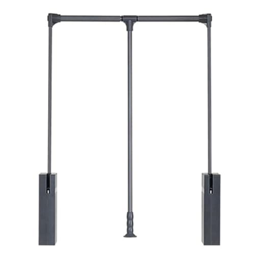 Perchero extensible, organizador ajustable para colgar ropa en armarios altos