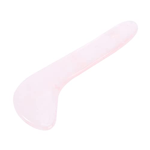 Healeved herramienta de masaje raspado facial depurador de cara herramienta para esculpir la cara ojo condujo limpiador ferramentas herramienta de masaje gua sha piedra de jade guasha rosa