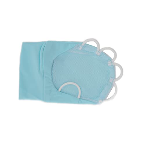 KIMISS Gants Demi-Doigts en Soie Glacée pour Hommes et Femmes, Gants de Sport de Plein Air Respirants avec Protection UV (M Main Droite)