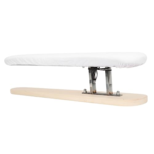 KICHOUSE ポータブルアイロン台 コンパクトな卓上アイロン台 丈夫な木製パッド シャツ スカート パンツ用