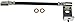 Dorman H622746 Rear Passenger Side Brake Hydraulic Hose Compatible with Select Ford Models