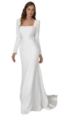 Mermaid Wedding Dresses for Bride 2025 Lace Appliques Tulle Beach Bride Dress with Train He9012