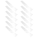 Holibanna 50 Transparente Krawattenverpackungsbeutel 77X10cm Kunststoff Organizer mit Staubschutz Antistatisch Reise Krawattenetui für 8cm Breite Herren Krawatten