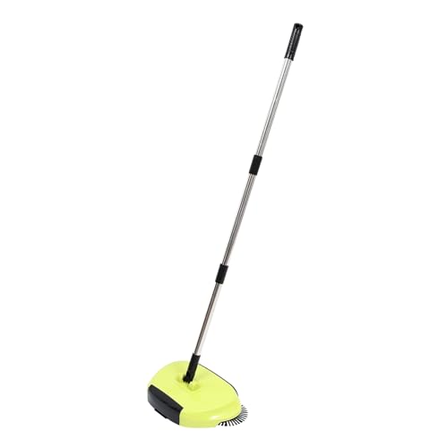 GRIRIW 3 1 Hand Push Cleaning Tools for Home Floor Rugs Lazy Dustpan Trash Bin Vacuum Cleaners Non Electric Sweeper Mini Rotary Tool Sweeper Vacuum Brooms to Rotate Cordless Combination