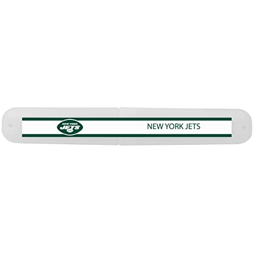 NFL Siskiyou Sports Fan Shop New York Jets Travel Toothbrush Case One Size Team Color